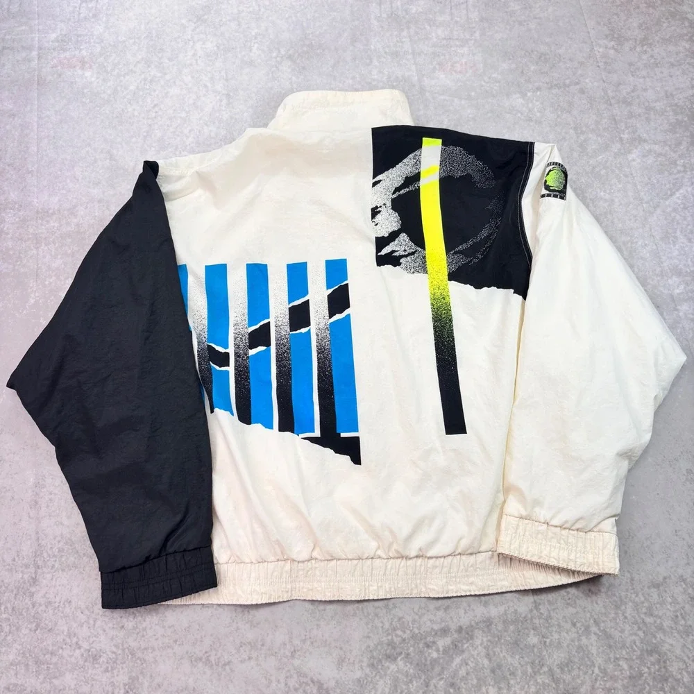 Nike Air Tech Challenge Court Tennis Agassi Jacket Re-issue Vtg 90s Rare Large